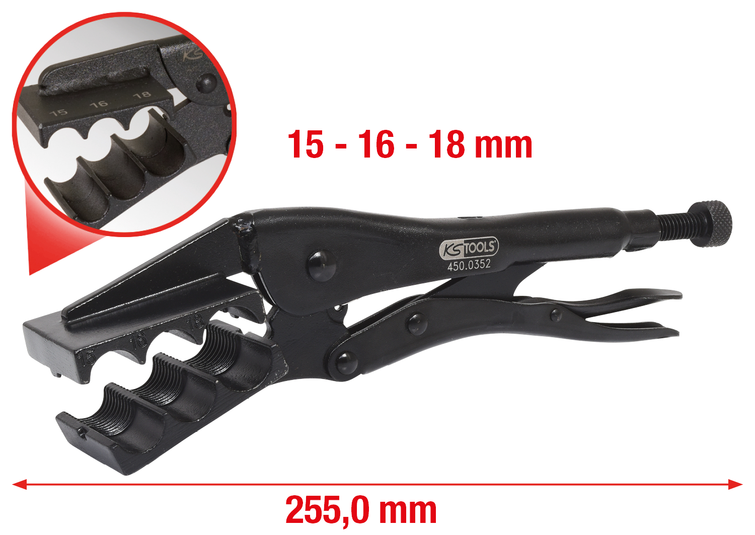 KS Tools Spezial-Klemm-Gripzange
