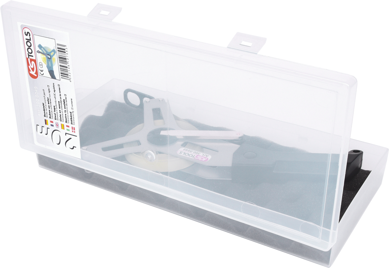 KS Tools Rahmenbandmaß mit gelbem Stahlband