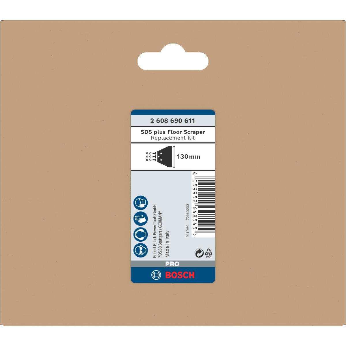 Bosch PRO SDS plus Floor Scraper 130 mm Ersatzset