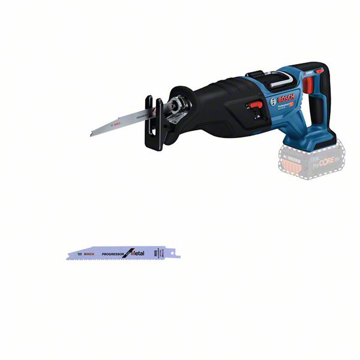Bosch Akku-Säbelsäge BITURBO GSA 18V-28 mit Säbelsägeblatt Solo
