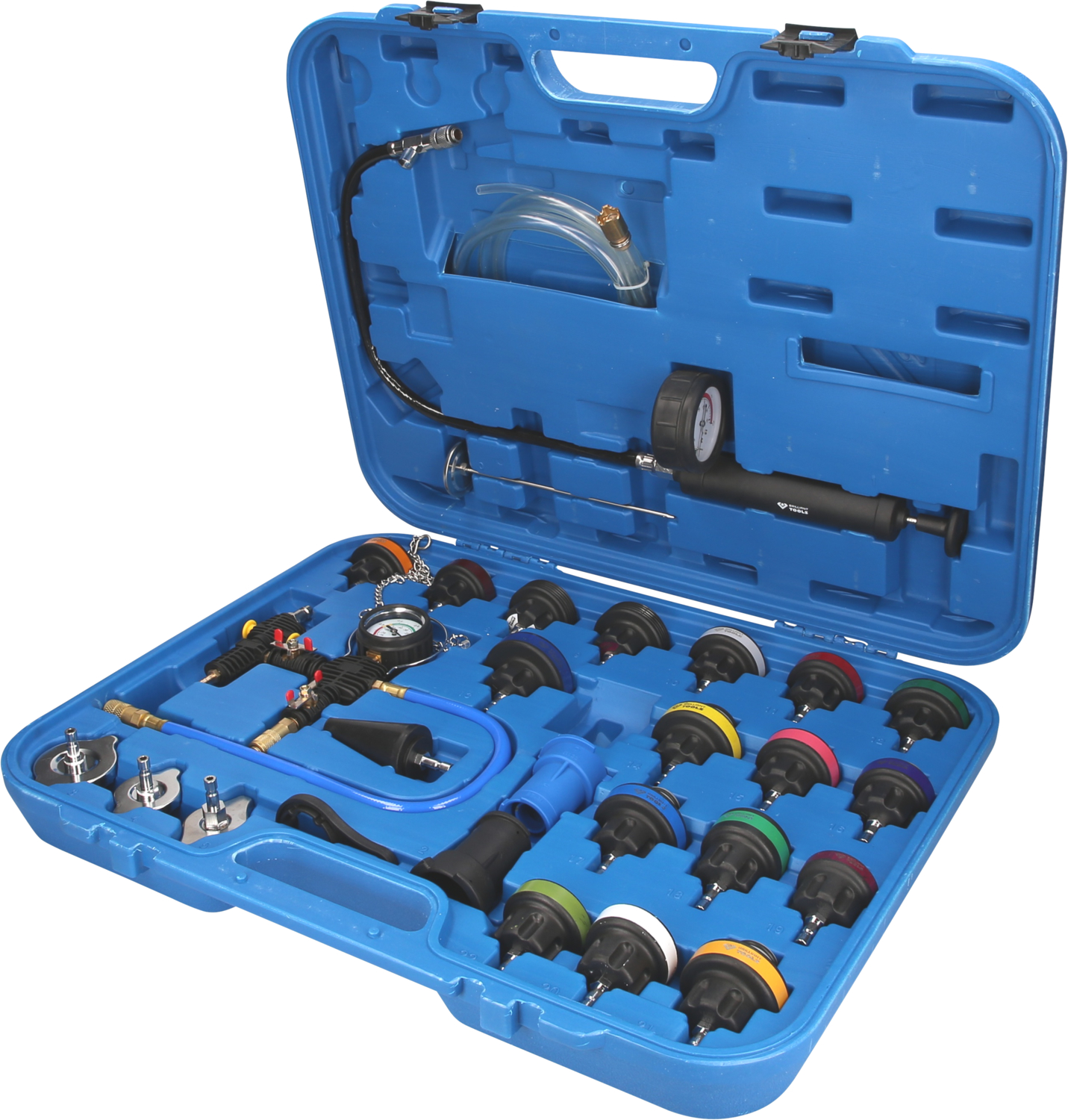 Brilliant Tools Master Kühlsystem-Diagnose-Satz, 28-tlg - BT521150