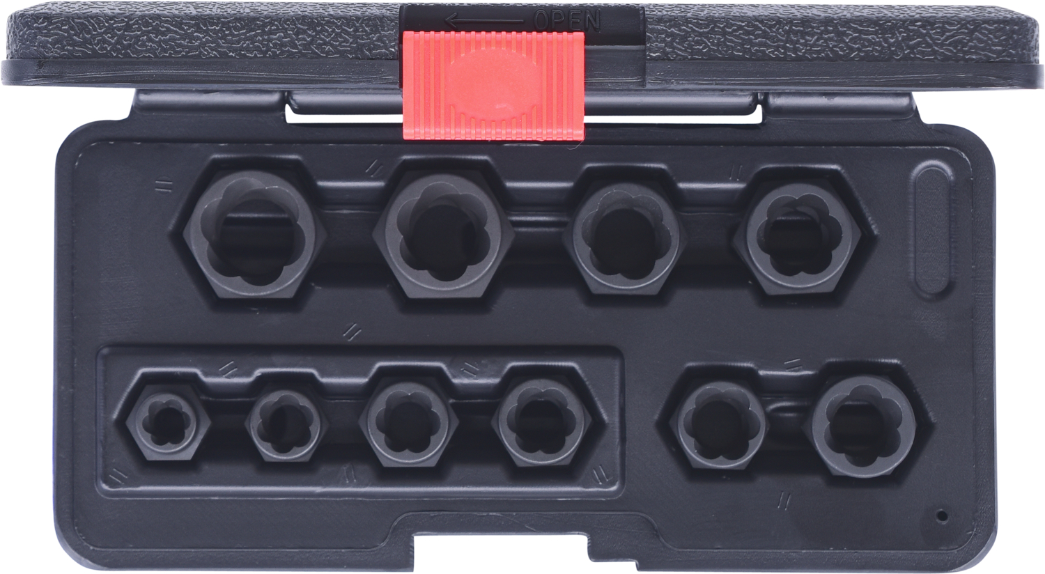 KS Tools Spiral-Profil-Steckmuttern-Satz, 10-tlg, M8-M19