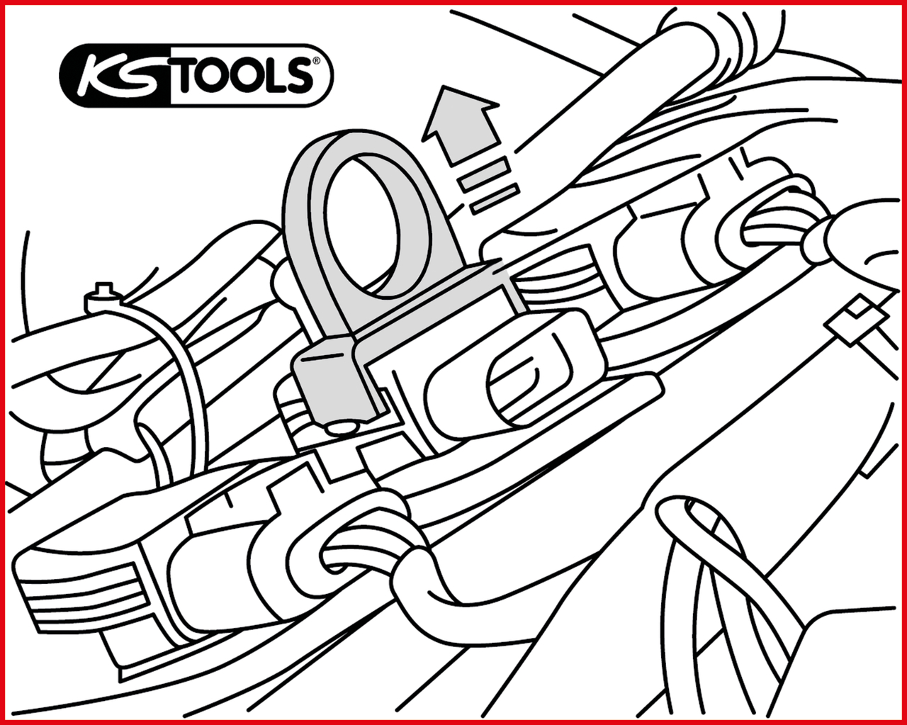 KS Tools Zündspulen-Abzieher-Typ 4, 90mm
