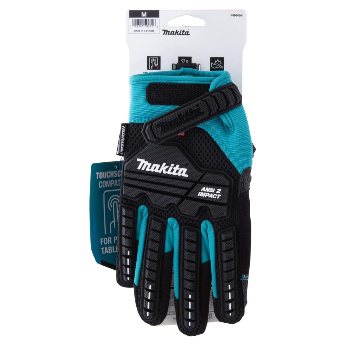 Makita Arbeitshandschuhe - verstärkt - Knöchelschutz - Touchscreenfähig