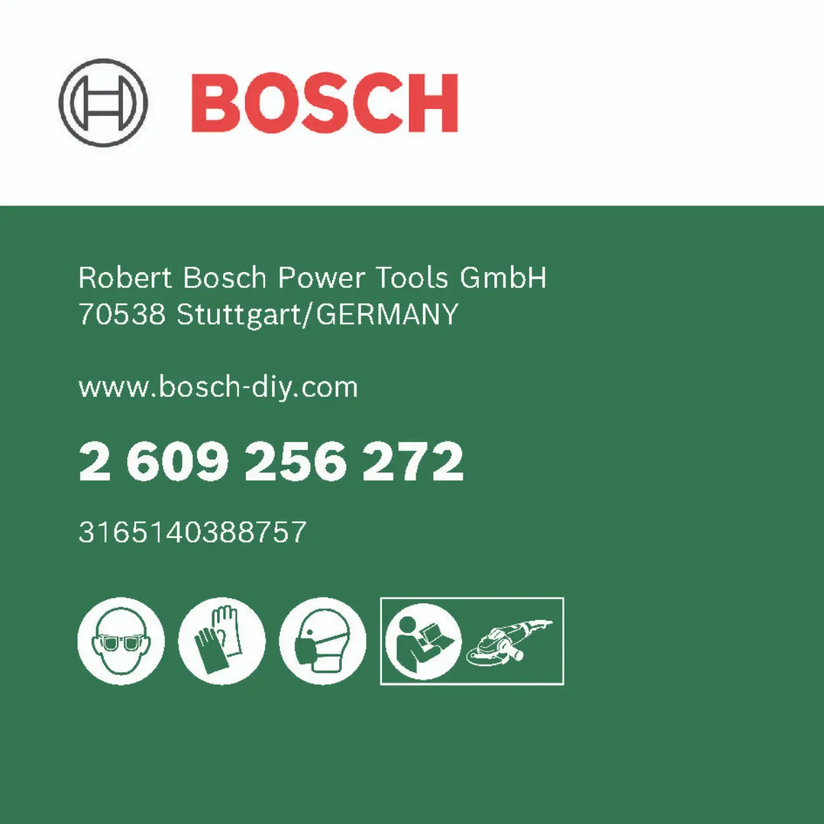 Bosch Gummischleifplatte für Winkelschleifer, Klettverschlusssystem, 125 mm
