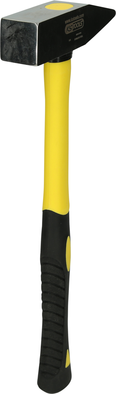 KS Tools EDELSTAHL Schlosserhammer mit Fiberglasstiel