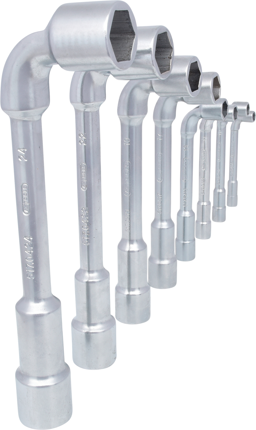 KS Tools ULTIMATEplus Doppel-Steckschlüssel-Satz, gekröpft, 8-tlg