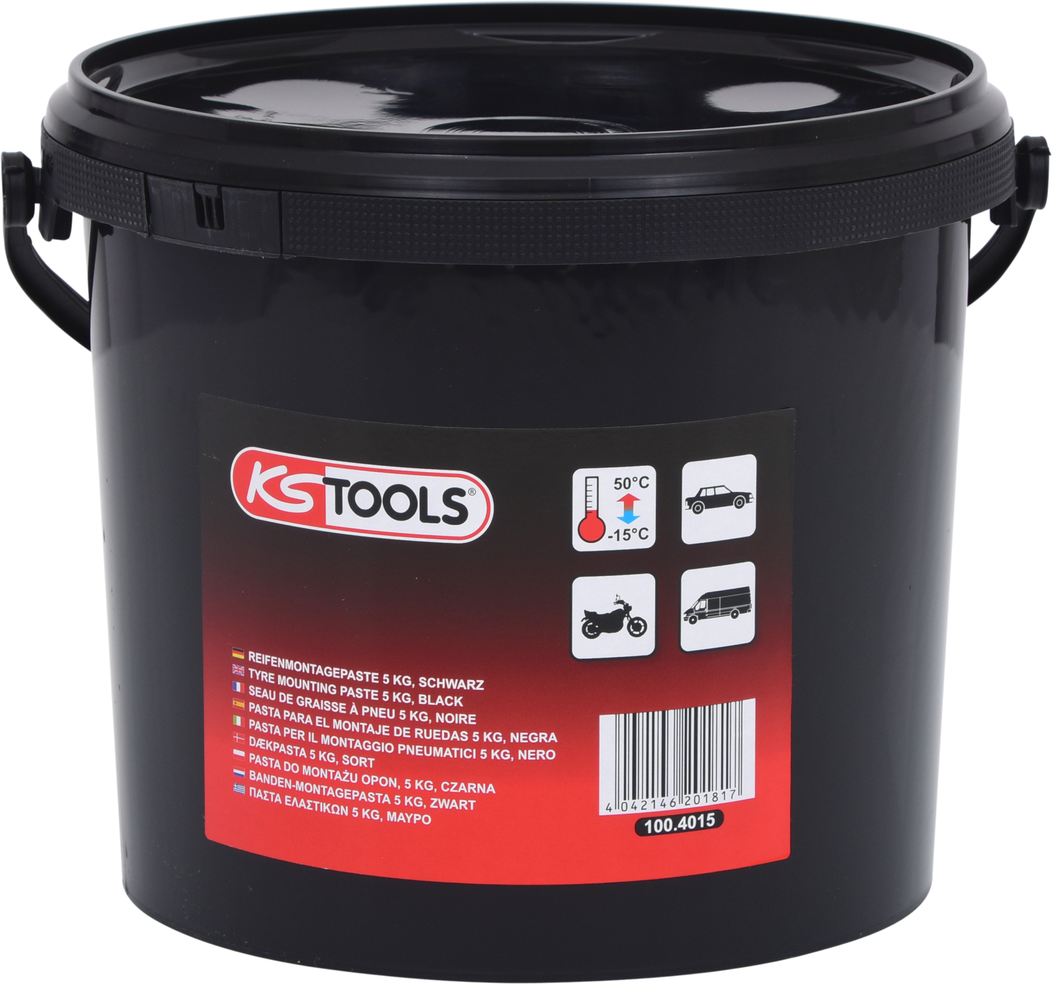 KS Tools Reifenmontagepaste 5 kg, schwarz