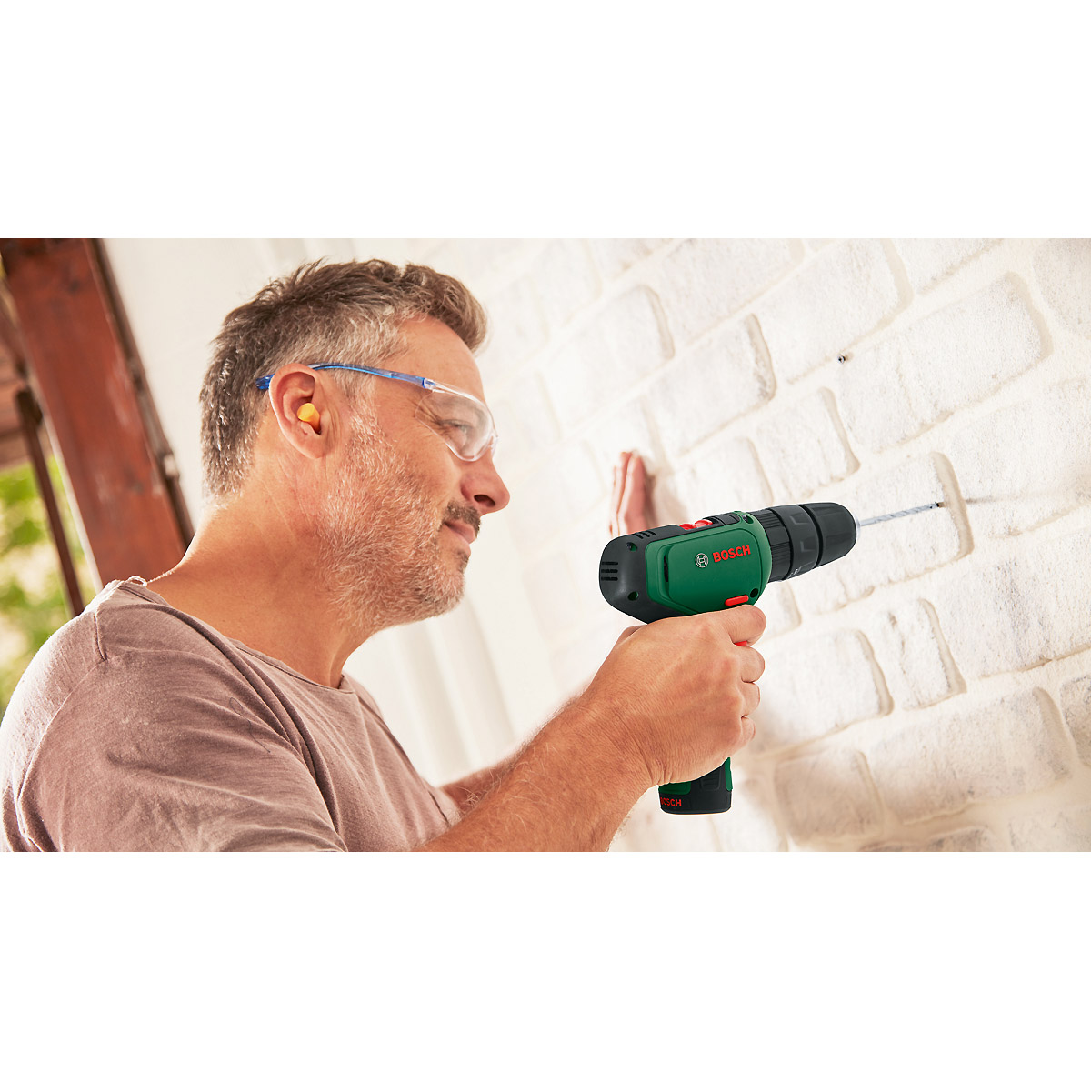 Bosch Akku-Zweigang-Schlagbohrschrauber EasyImpact 1200 mit 1x Akkupack, Ladegerät
