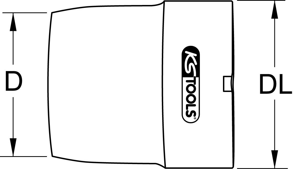 KS Tools Ring-Stanzeisen mit Spanndornaufnahme