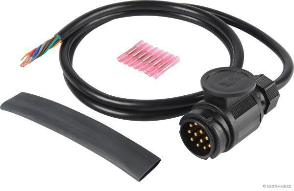 HERTH&BUSS Kabelreparatursatz, Anhängerstecker, 13-polig (8-polig belegt), 12 V