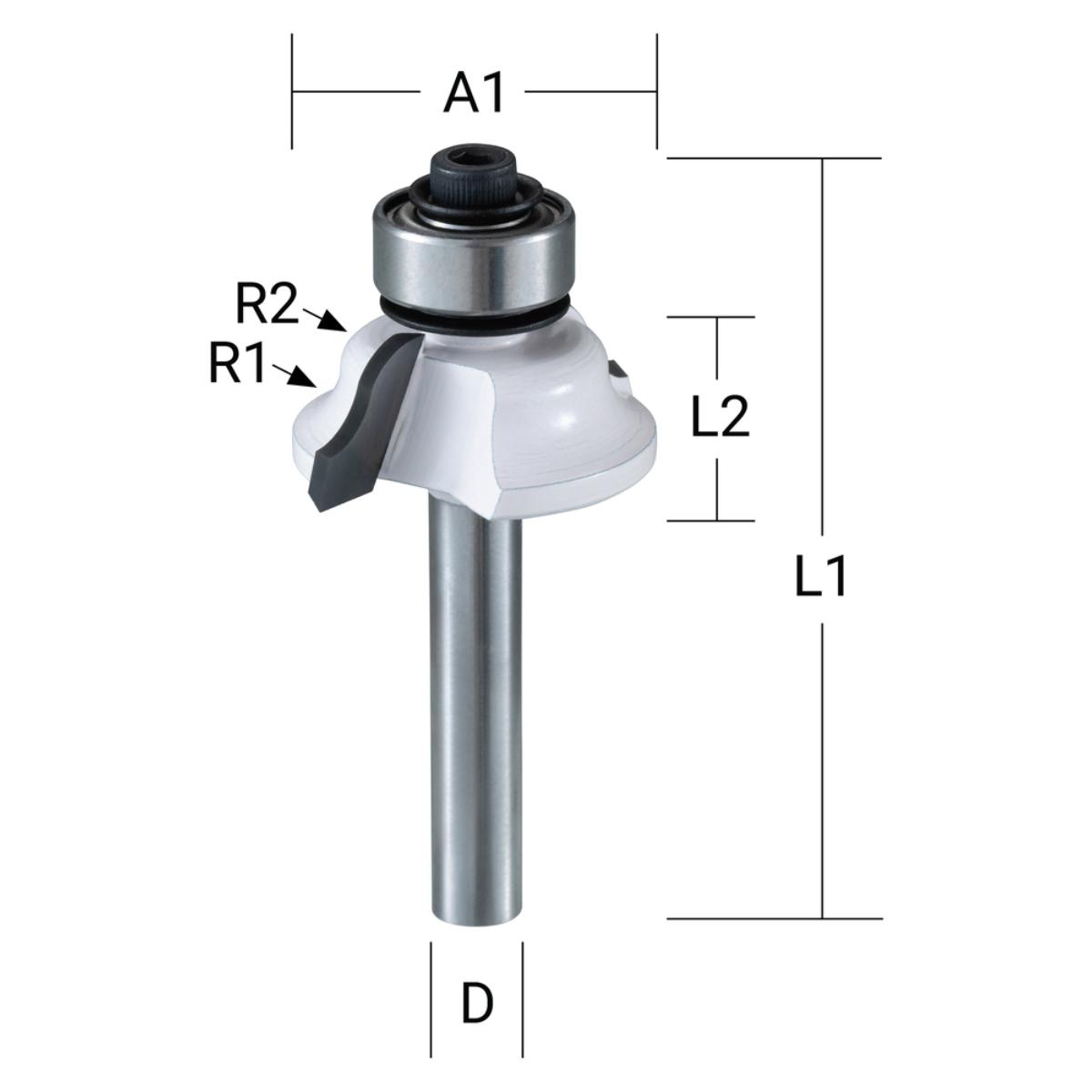Makita Profilfräser römisch 28,6 mm