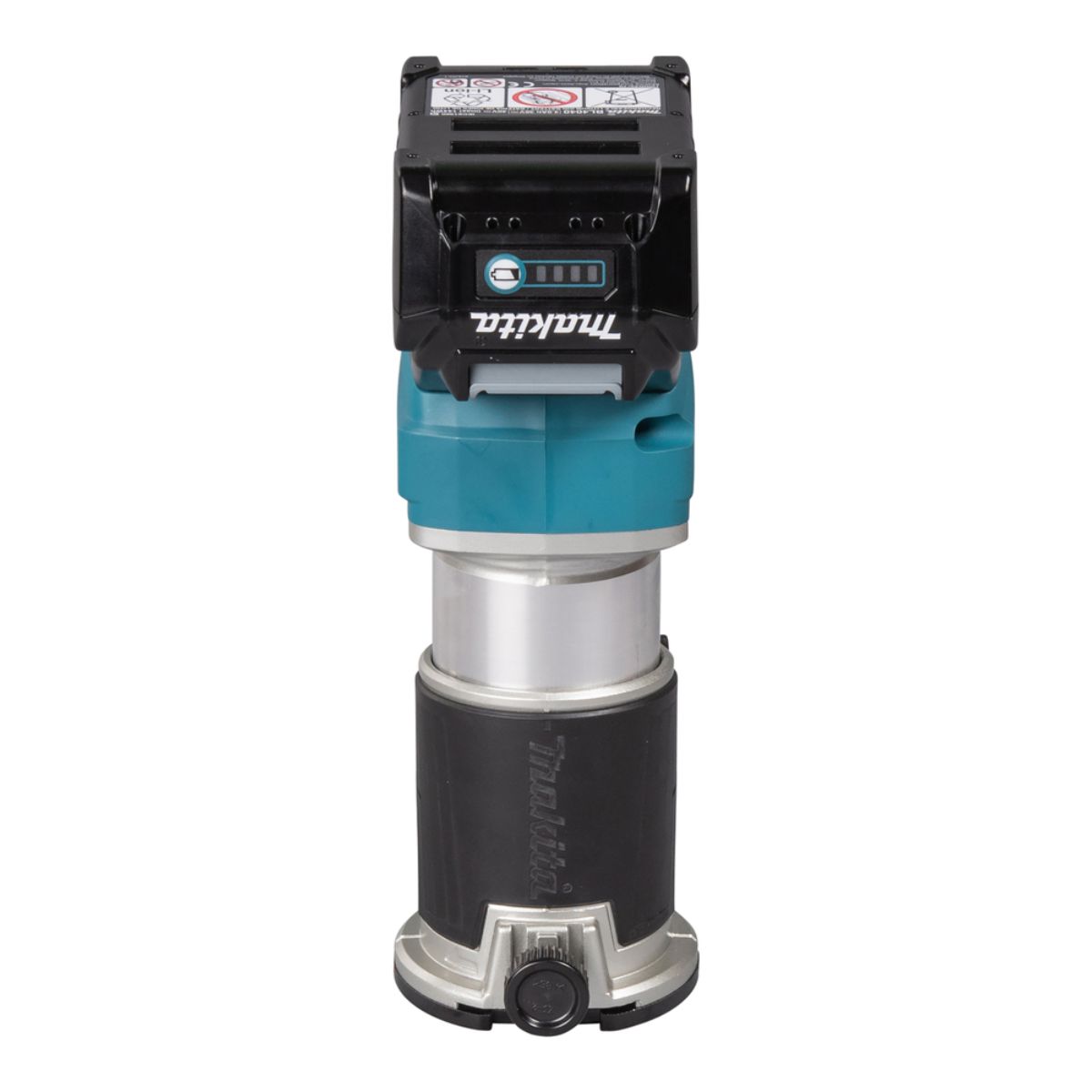 Makita Akku-Multifunktionsfräse 40V max. / 4,0 Ah, 2 Akkus + Ladegerät im MAKPAC RT001GM205