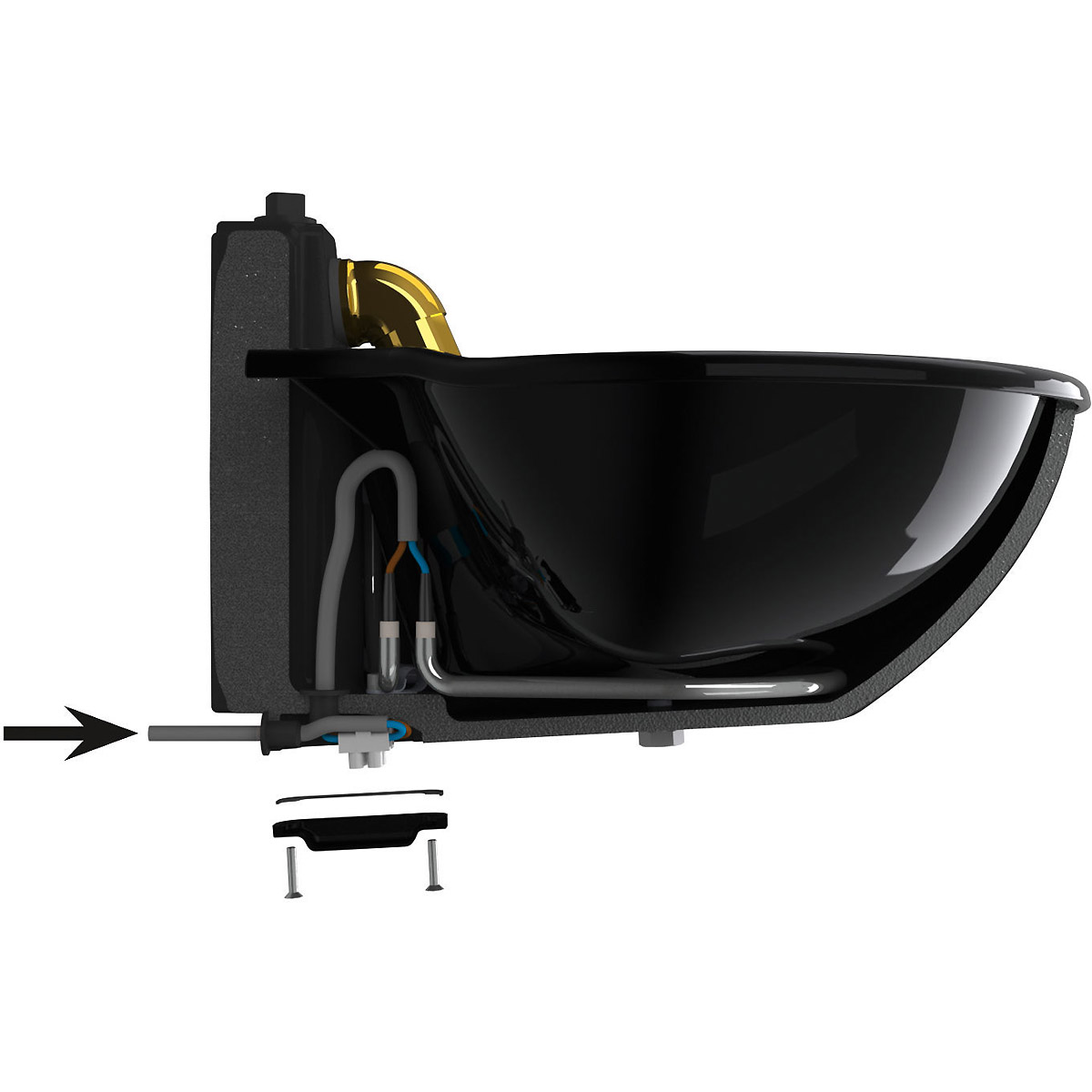 Kerbl Heizbares Tränkebecken H10 80 Watt