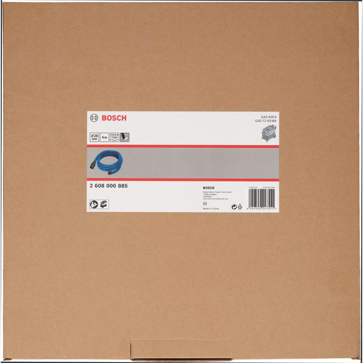 Bosch 4 m/28 mm leitfähiger Schlauch für Staubsauger