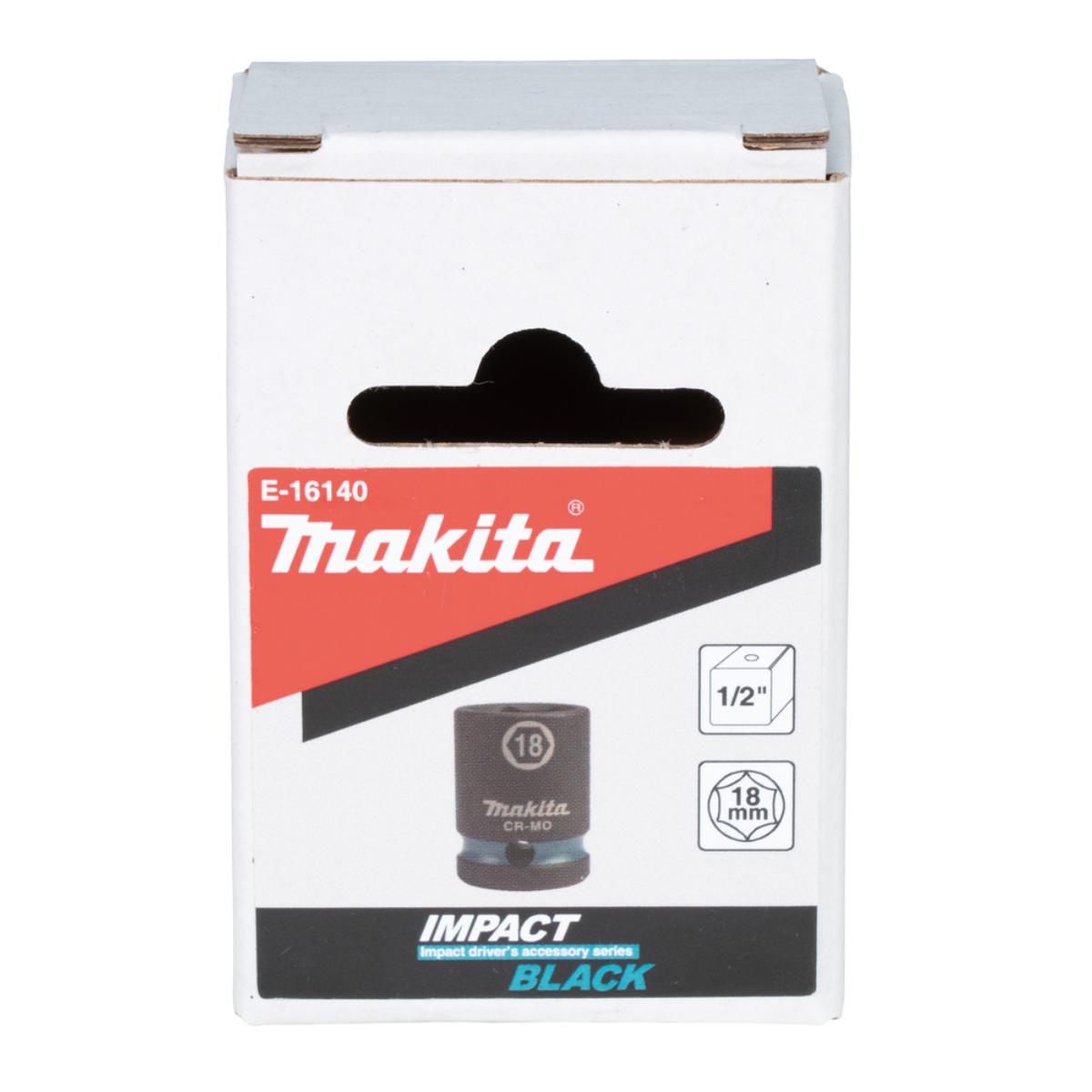 Makita Schlagnuss 1/2 Zoll kurz Impact Black