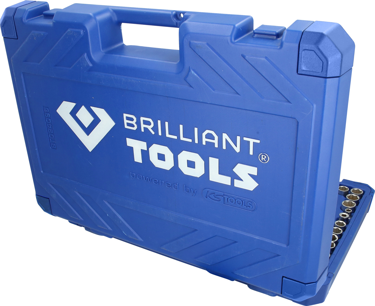 Brilliant Tools Steckschlüssel-Satz, 216-tlg, 1/4", 3/8", 1/2" - BT023216