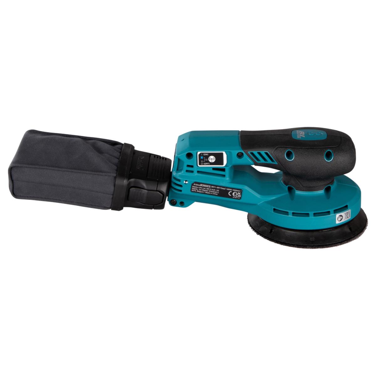 Makita Akku-Exzenterschleifer XGT - Connector - 125 mm Ø - 3,0 mm Hub - 1,6 m Kabel - BO003CGZ