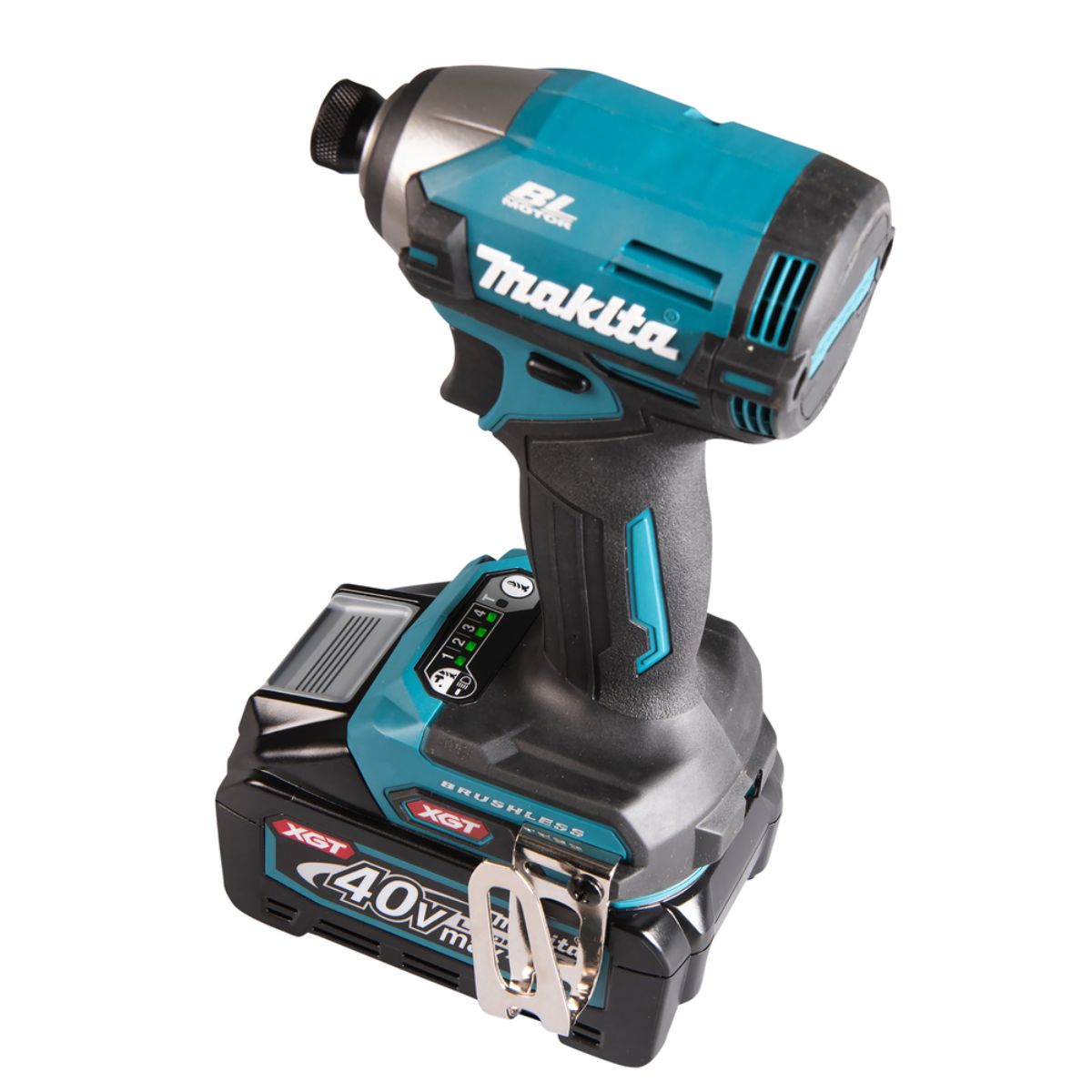 Makita Akku-Schlagschrauber 40V max. / 2,0 Ah, 2 Akkus + Ladegerät im MAKPAC TD003GA202