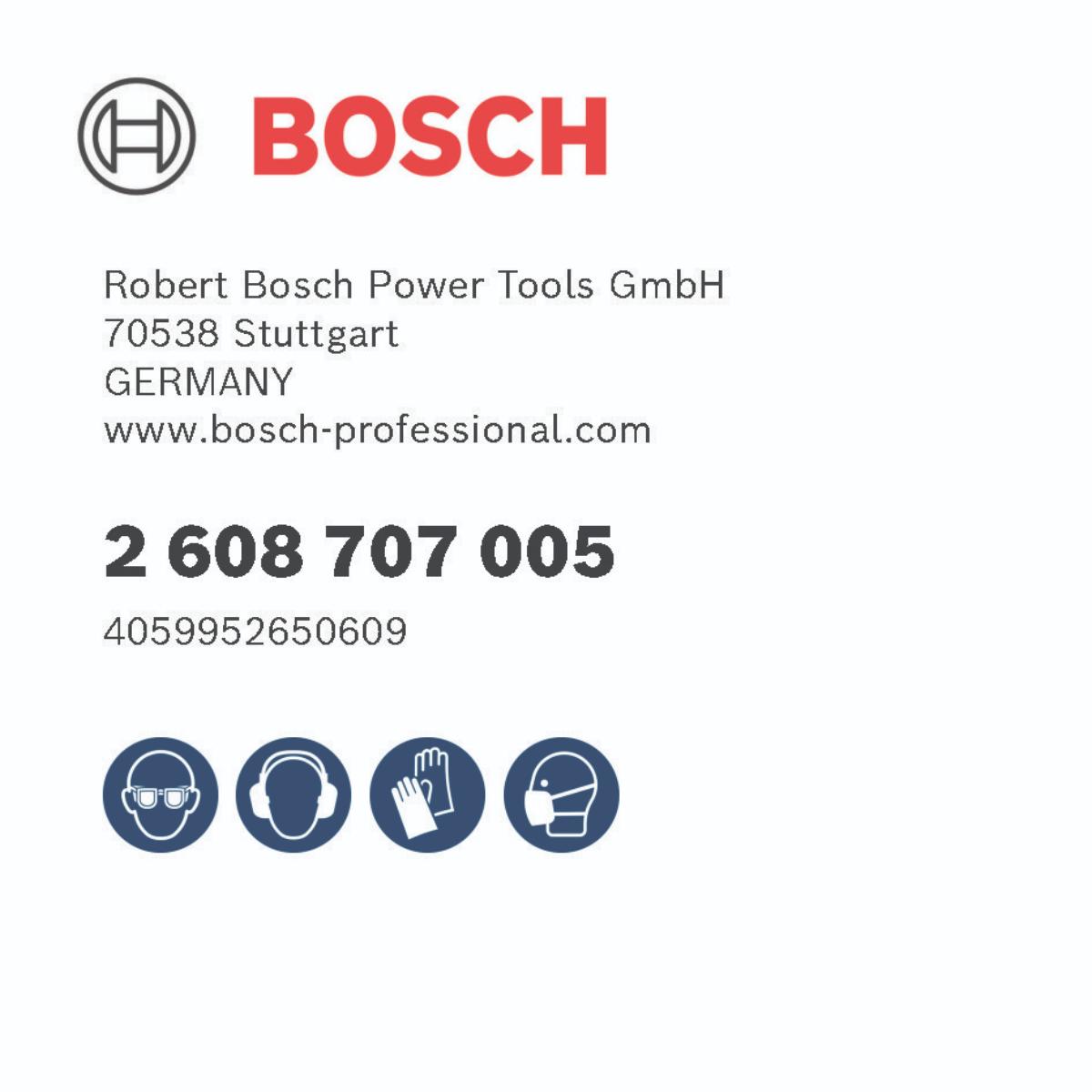 Bosch PRO HEX-5 Bohrer, 4x100, 5x100, 5x100, 6x100, 6x100, 8x150, 10x150 mm,7-teiliges Set