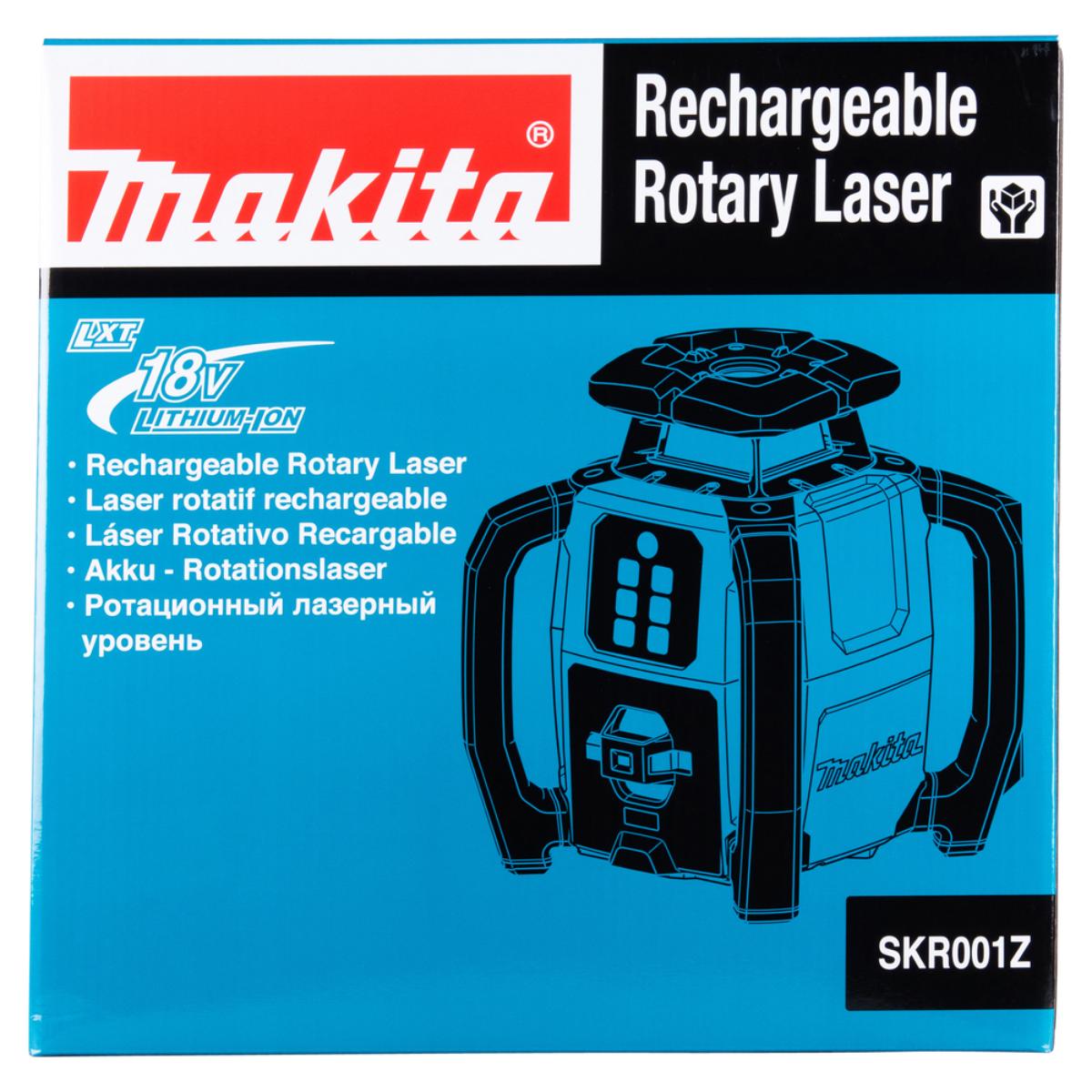 Makita Akku-Rotationslaser 40V max / 18V / 12V max, 800 m, Grün