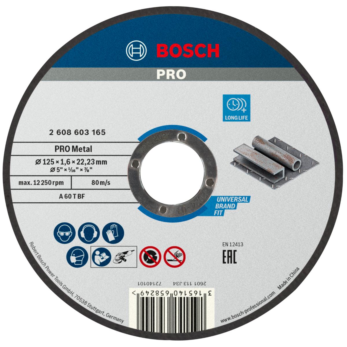Bosch PRO Trennscheibe gerade Standard for Metal A 60 T BF