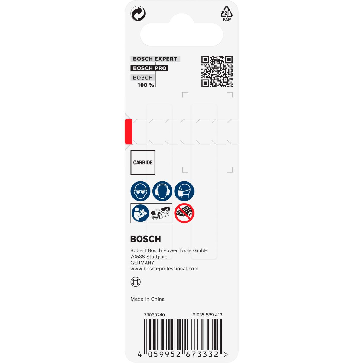 Bosch PRO Hobelmesser, 56 x 5,5 x 1,1 mm, 2 Stück