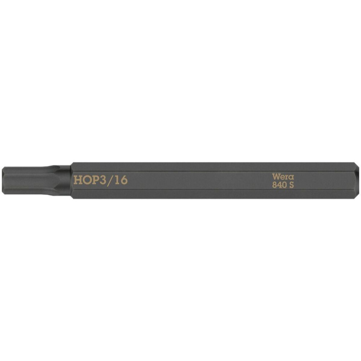 Wera 840 S Hex-Plus Innensechskant Bits für Schlagschraubendreher, metrisch