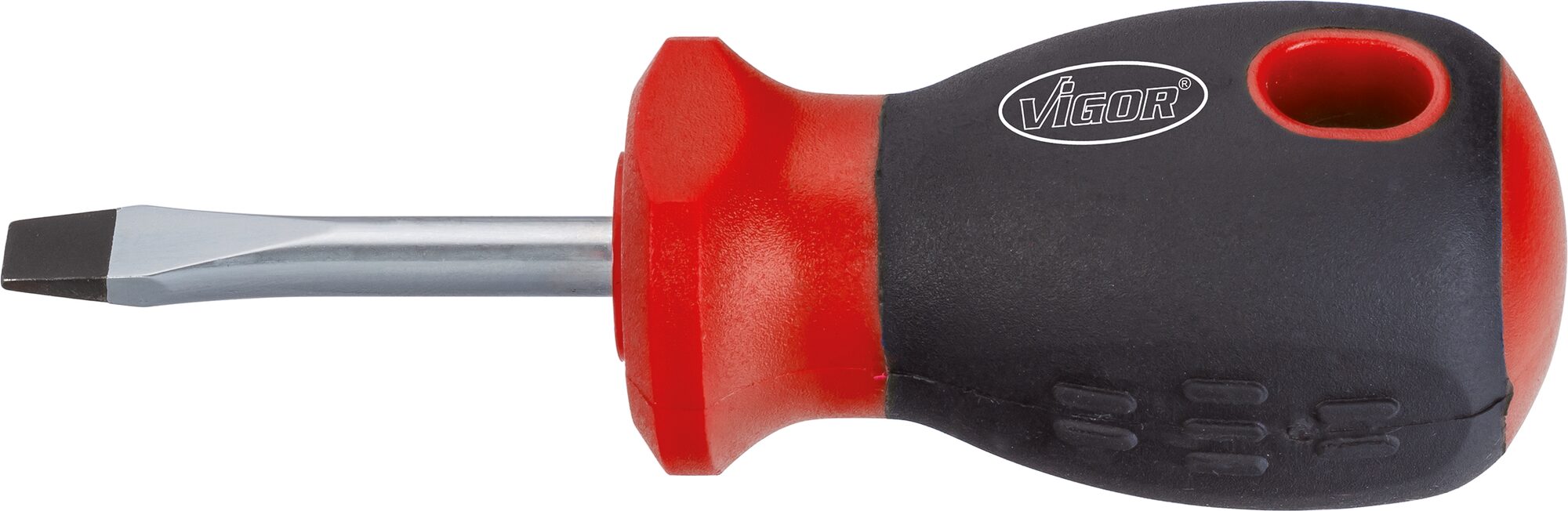VIGOR Schraubendreher, kurz, V1208, Schlitz Profil, 1 x 5.5 mm