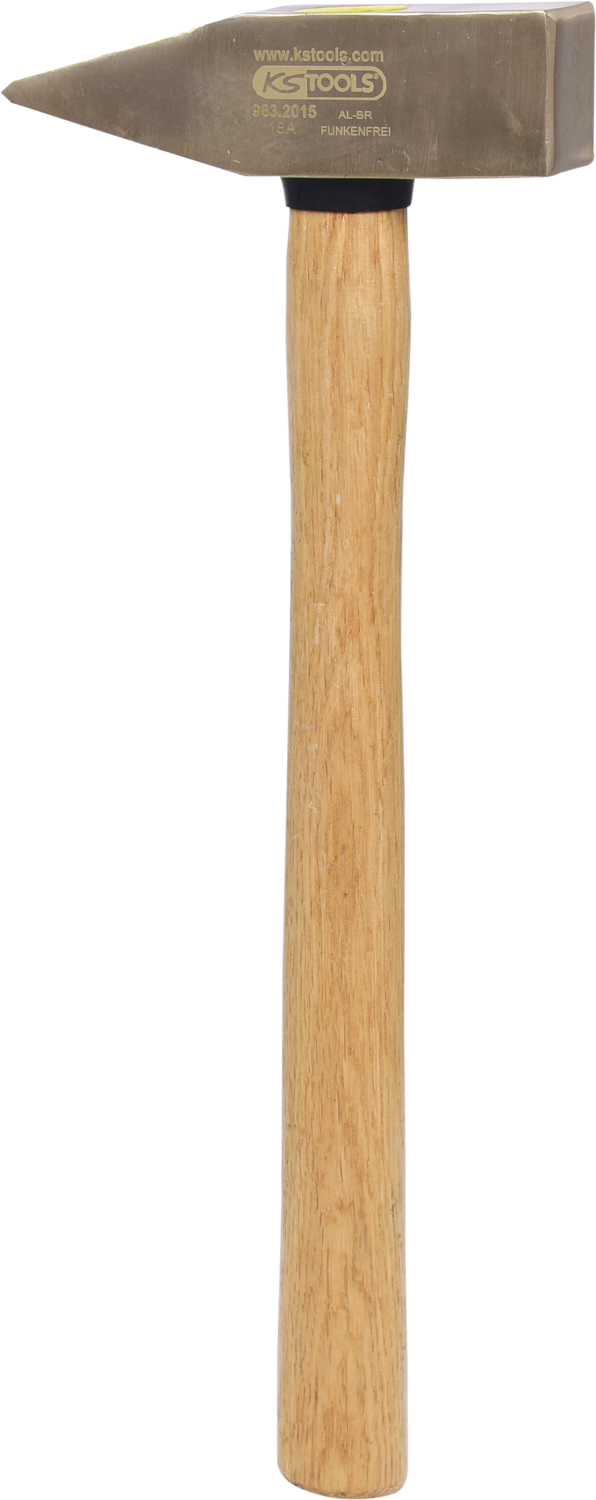 KS Tools BRONZEplus Schlosserhammer, mit Hickorystiel