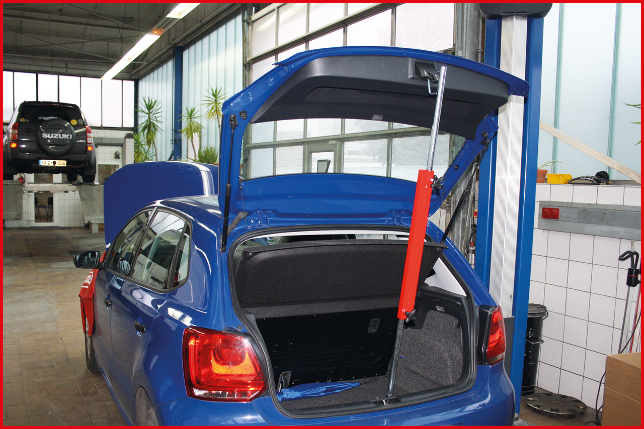 KS Tools Teleskop-Motorhauben- und Heckklappenstütze, 65-150cm