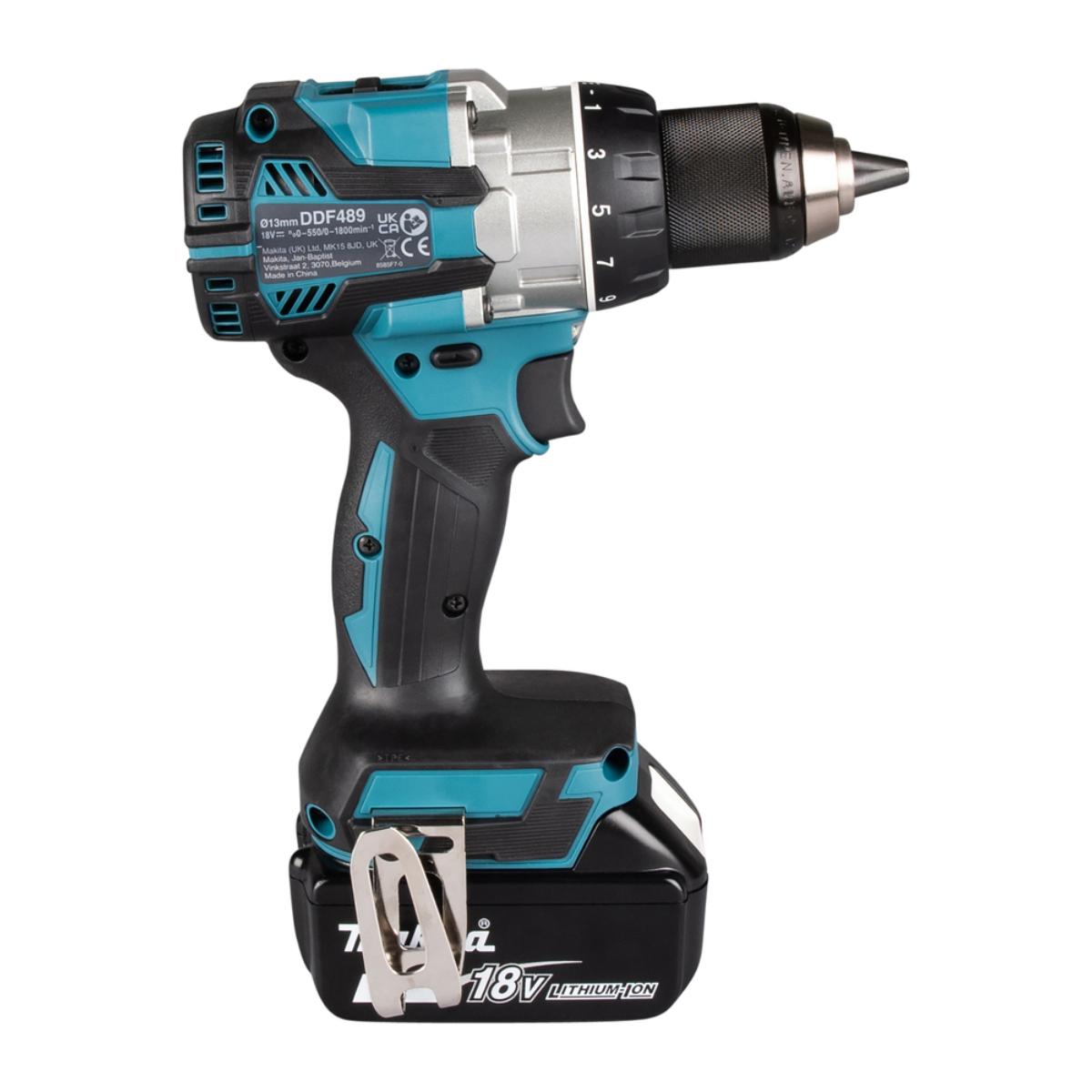 Makita Akku-Bohrschrauber 18V - max. 110 Nm - 0-1.800 U/min - DDF489RTJ