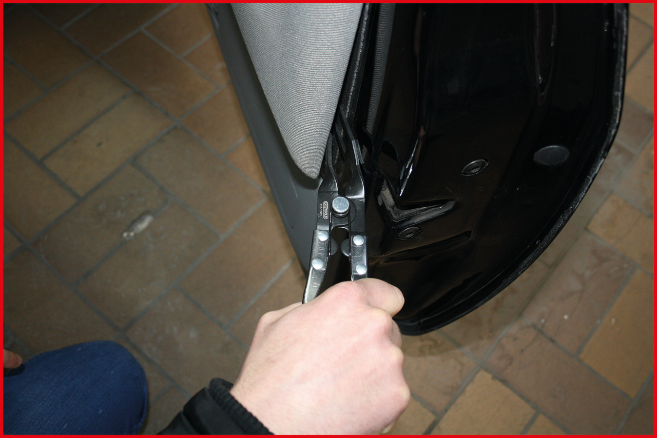 KS Tools Türverkleidungs-Lösezange, 240mm