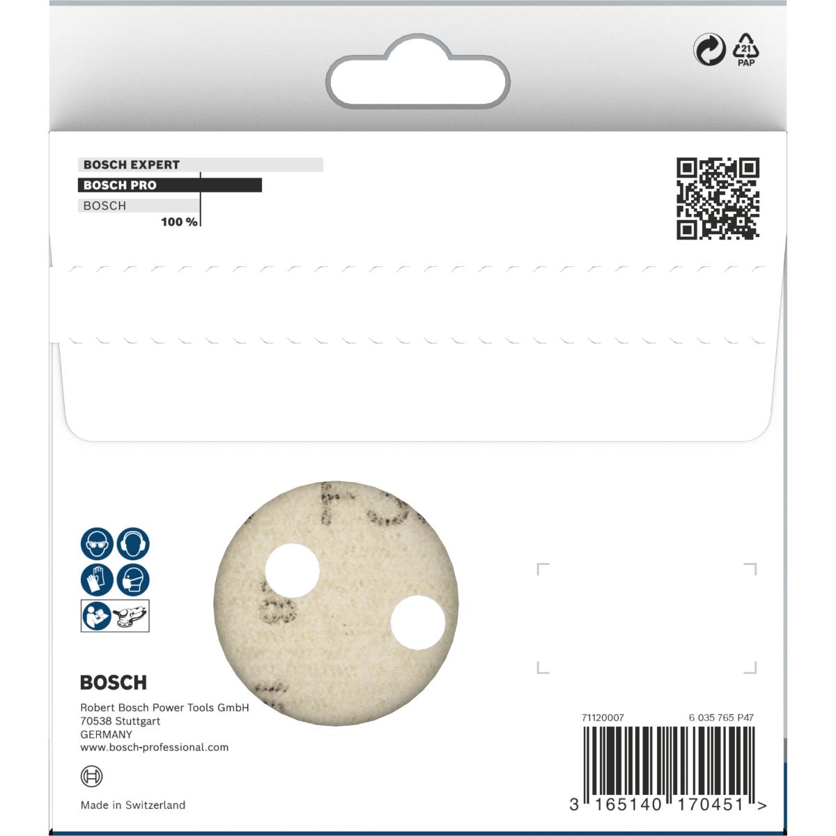 Bosch PRO Schleifblatt F355, Klett, 5er-Pack