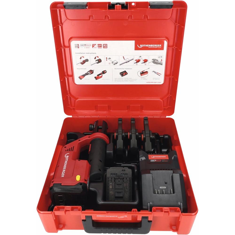 Rothenberger ROMAX COMPACT III Set RFZ16-20-25, 2Ah, EU, AMPShare