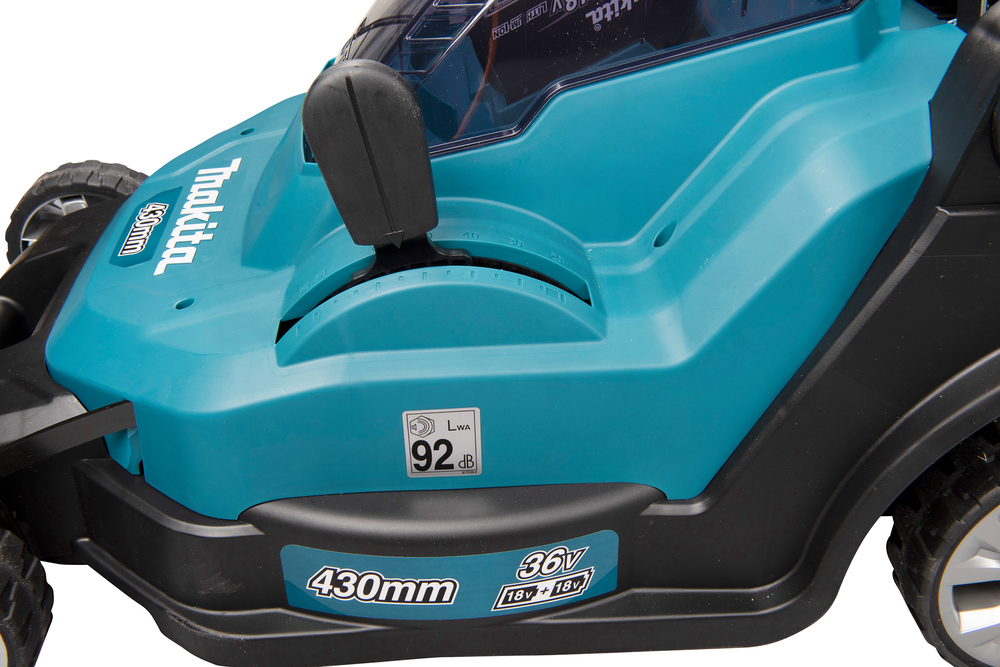 Makita Akku-Rasenmäher 2x18V LXT 43cm Schnittbreite - DLM432PT2