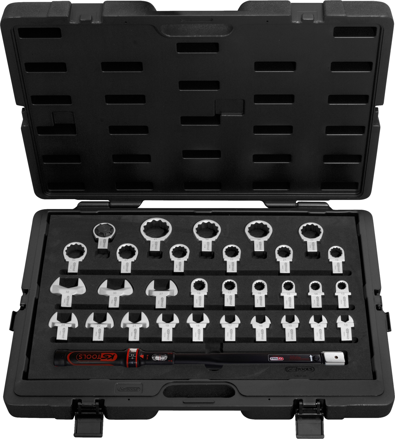 KS Tools 14x18mm Drehmoment-Werkzeug-Satz, 31-tlg 40-200Nm