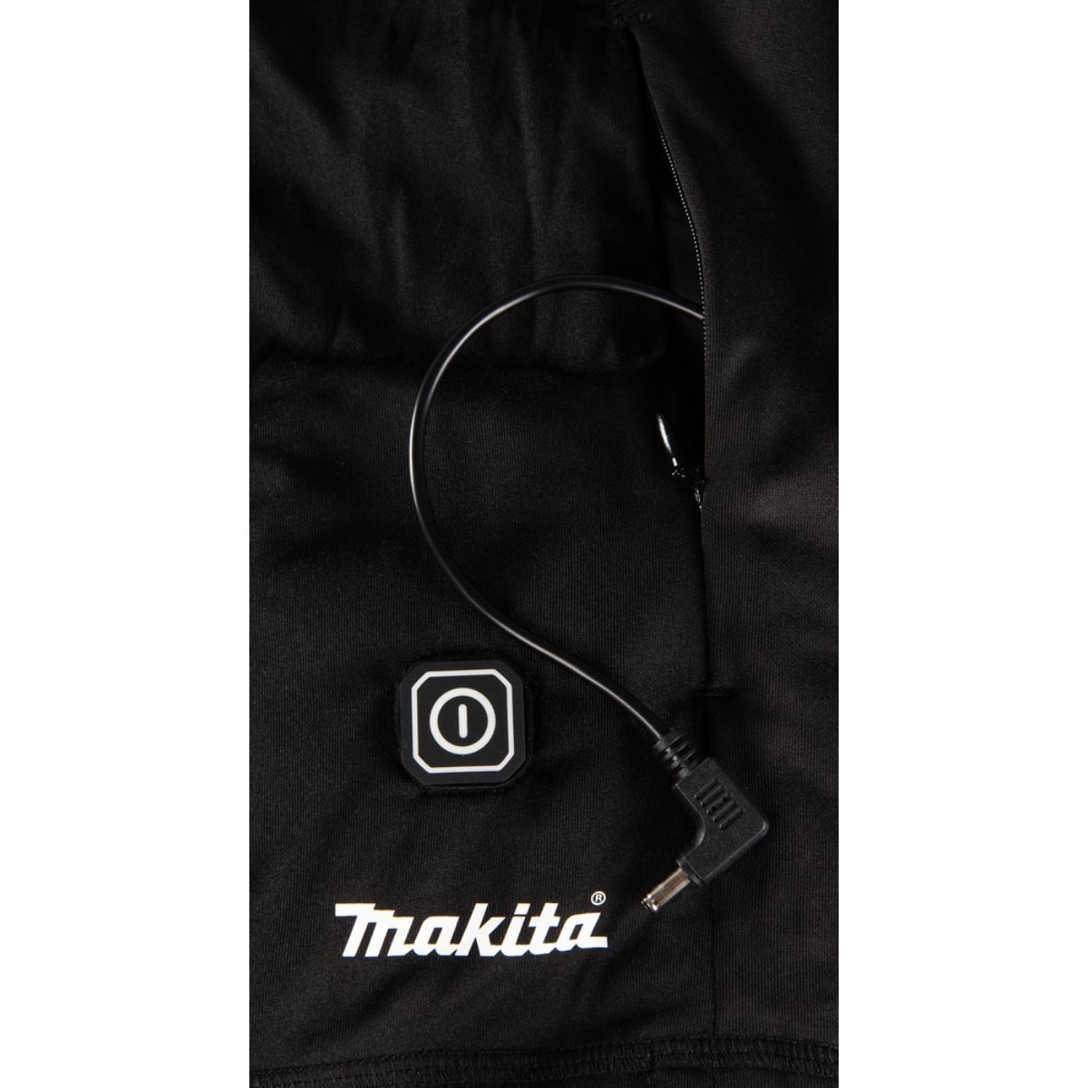 Makita Akku-Thermoshirt 18V/14,4V - 12V max. - 3-stufig - Stehkragen - Größe 3XL - DCX201C3XL