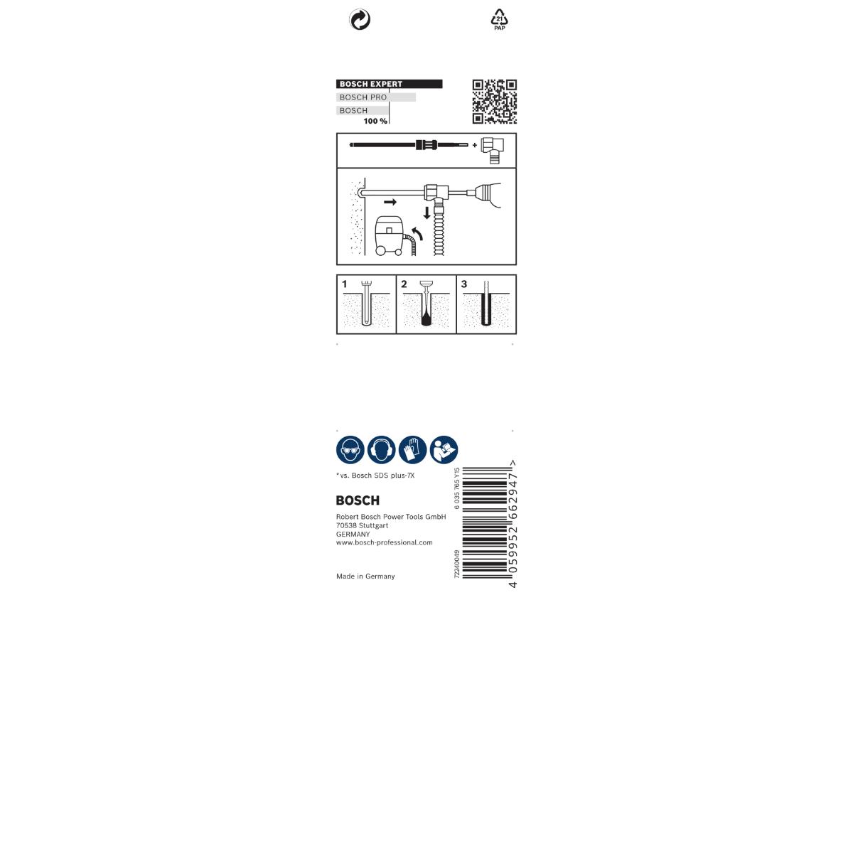 Bosch EXPERT SDS Clean plus-8X Hammerbohrer 100 x 225 mm