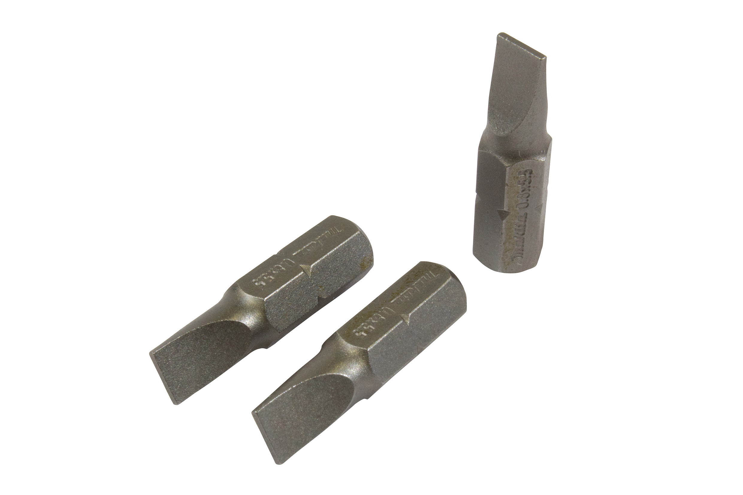 Makita Bit SL0.8x5,5, 3 Stück - SL0.8x5,5 - 25 mm - B-23531