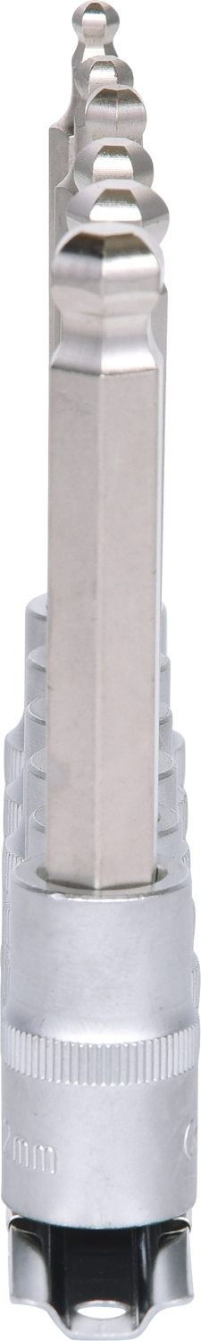 KS Tools 1/2" Bit-Stecknuss-Satz Innensechskant, 6-tlg