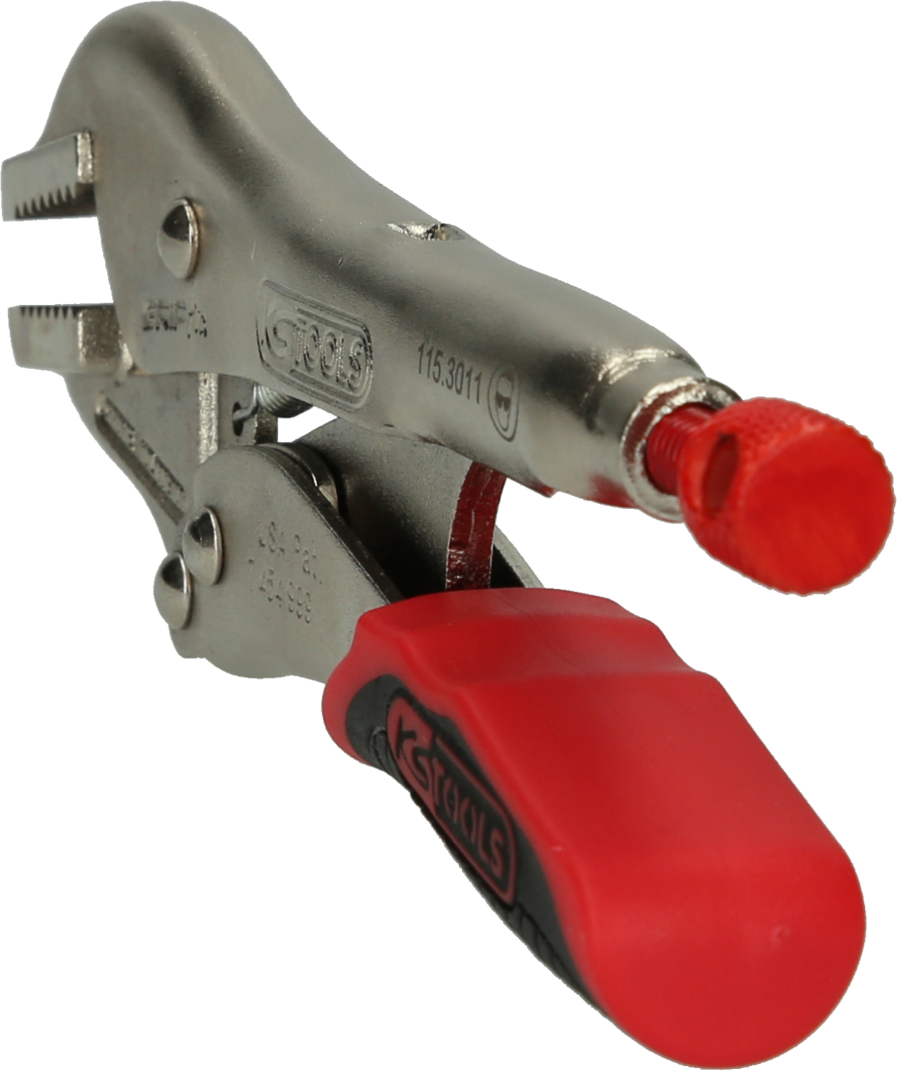 KS Tools Gripzange mit Easy-Release, gerade Backen,40mm,L=175mm