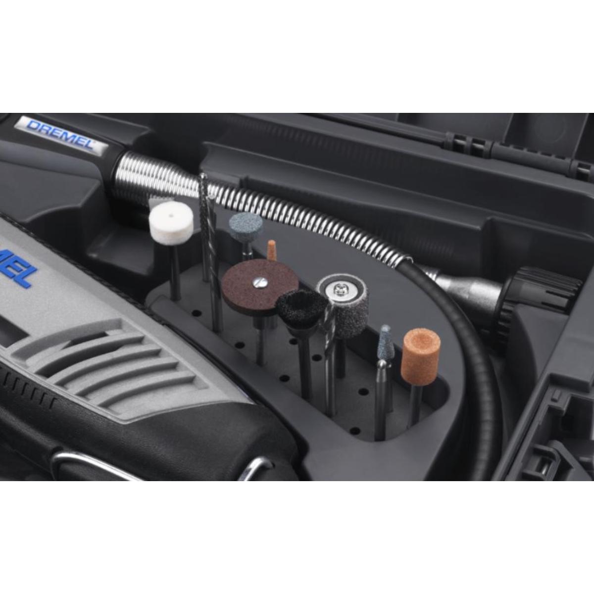 DREMEL 4250, kabelgebundenes Multitool, 128 Zubehöre, 6 Vorsatzgeräte