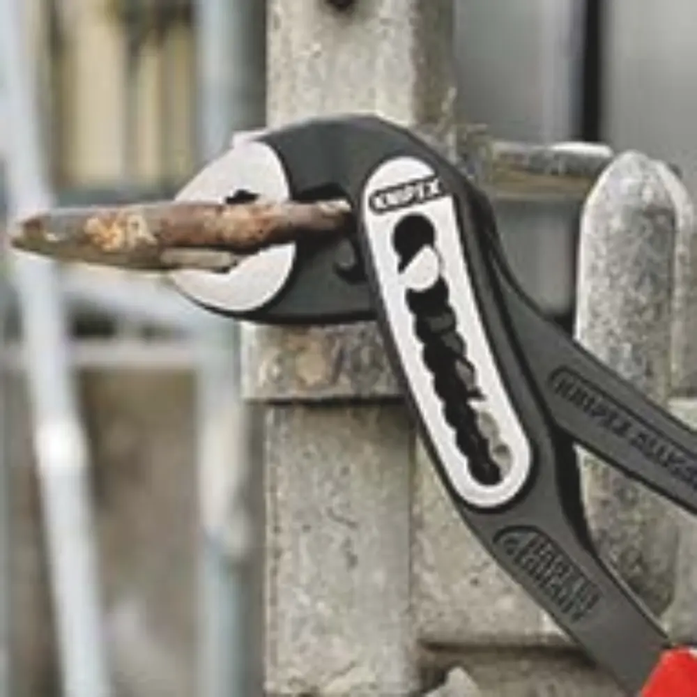 KNIPEX Alligator Wasserpumpenzange mit rutschhemmendem Kunststoff schwarz atramentiert 180 mm