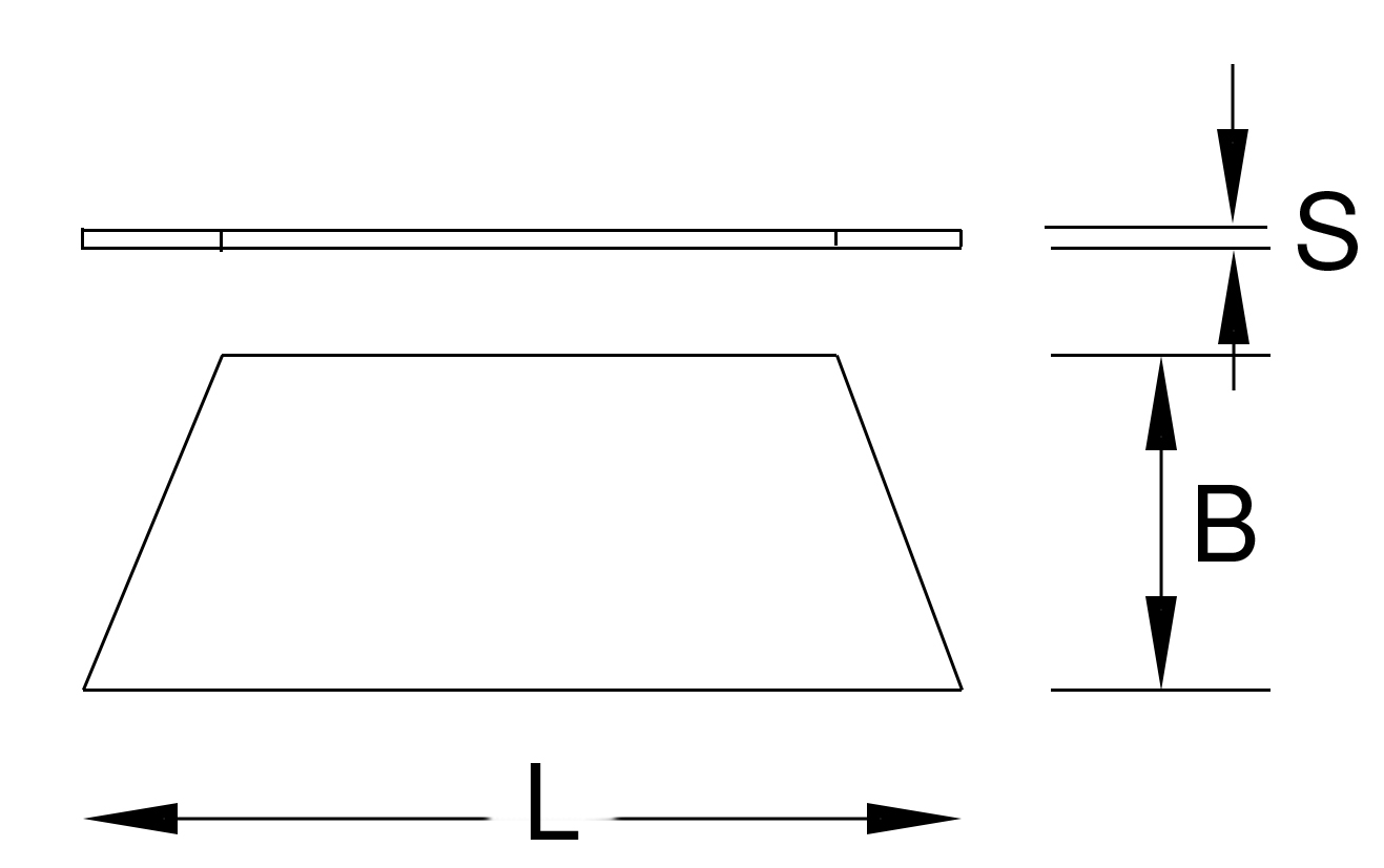 KS Tools Trapezklingen, Spender à 5 Stück, für 970.2173