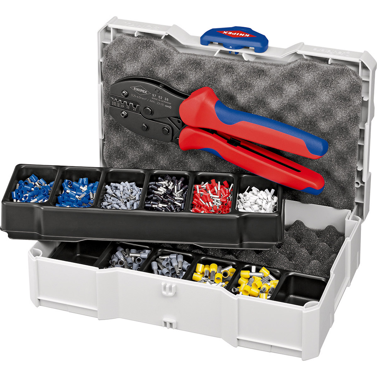 KNIPEX Crimp-Sortiment für Aderendhülsen 265 mm