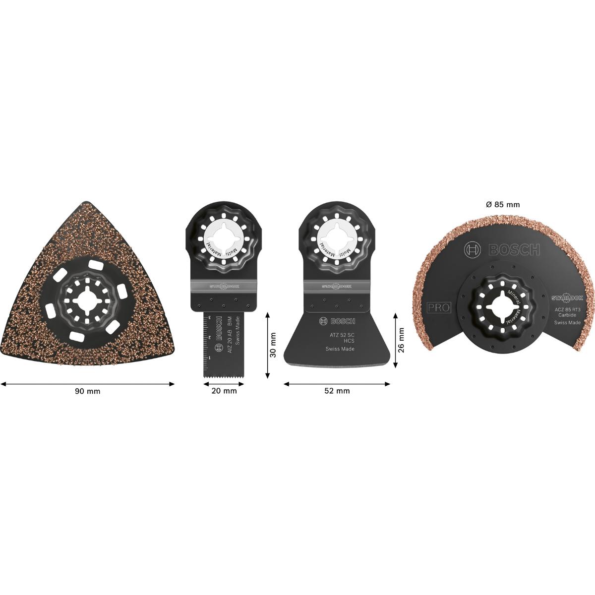 Bosch Fliesen 4-teiliges Set