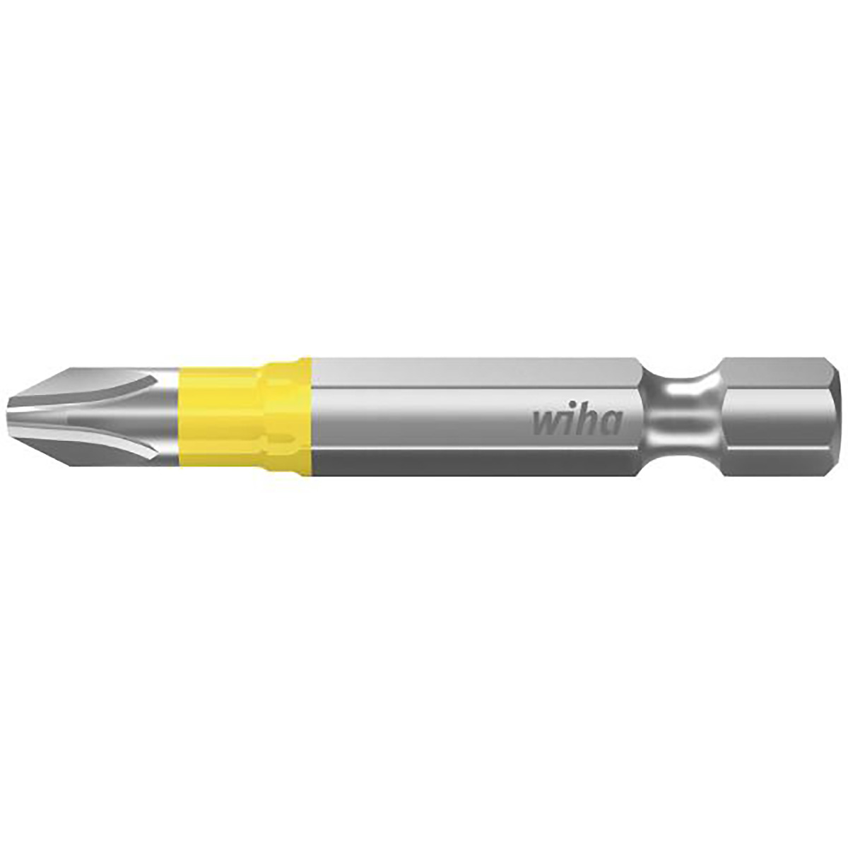 Wiha Bit Set Y-Bit 50 mm Phillips (PH1) 5-teilges Set 1/4 zoll E6,3 in Box