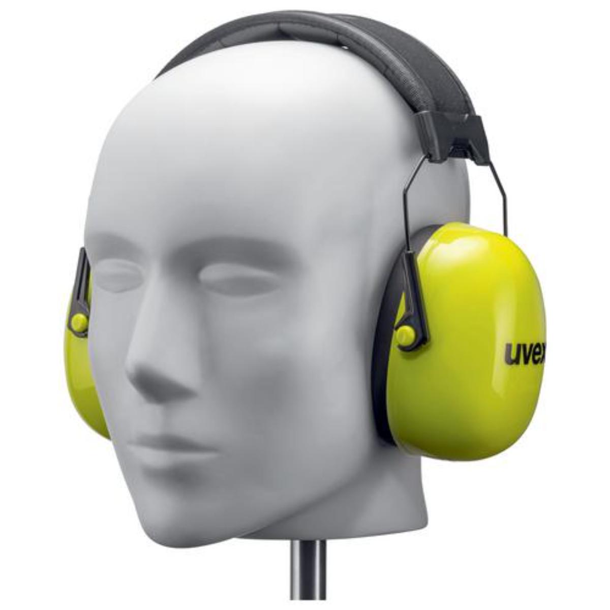 uvex K20 Kapselgehörschutz Gehörschutzkapsel Hi - Viz gelb SNR 33 dB
