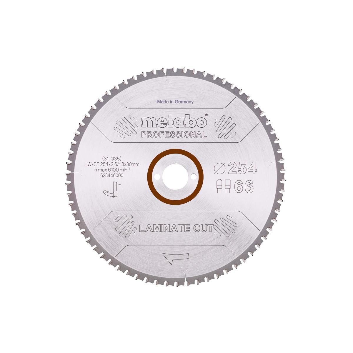 Metabo Sägeblatt laminate cut - professional FZ / TZ 0°